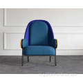 Vaste houtbeen maan fauteuil fauteuil